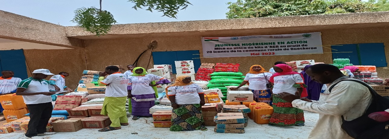 Distribution de kits d'activités génératrices de revenus